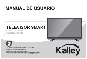 Manual de uso Kalley K-LED50UHDSFBT Televisor de LED