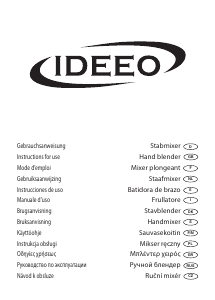 Handleiding Ideeo SM 0931 Staafmixer