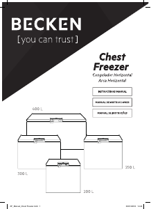 Manual Becken BCF3897 Congelador