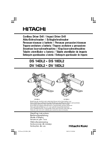 Mode d’emploi Hitachi DV 18DL2 Perceuse visseuse