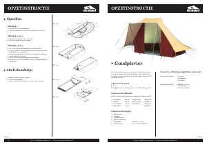 Handleiding De Waard Goudplevier Tent