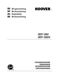 Brugsanvisning Hoover DDY 062 Opvaskemaskine