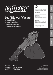 Manual Cotech BVK2400A Leaf Blower