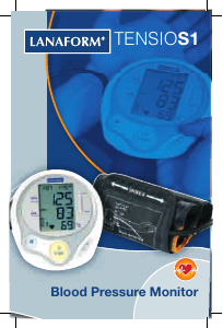 Manual Lanaform TensioS1 Blood Pressure Monitor