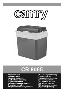 Instrukcja Camry CR 8065 Lodówka turystyczna