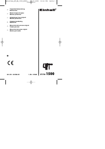 Mode d’emploi Einhell BT-RH 1500 Perforateur