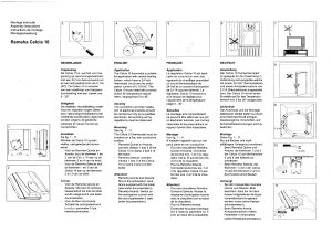 Manual Remeha Celcia 10 Thermostat