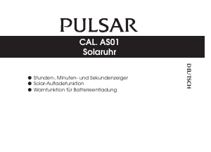 Bedienungsanleitung Pulsar PY5057X1 Attitude Armbanduhr