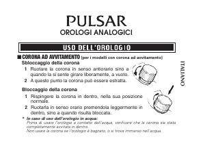 Manuale Pulsar PM2203X1 Attitude Orologio da polso