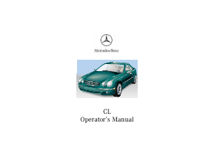 Handleiding Mercedes-Benz CL 500 (2001)