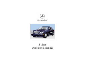 Handleiding Mercedes-Benz S 500 (2001)