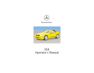 Handleiding Mercedes-Benz SLK 230 Kompressor (2001)