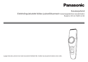 Kasutusjuhend Panasonic ER-GC50 Juukselõikur