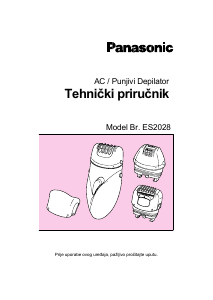 Priručnik Panasonic ES-2028 Epilator