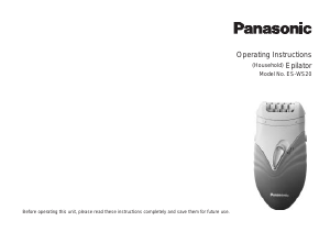 Mode d’emploi Panasonic ES-WS20 Epilateur