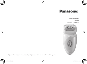 Priručnik Panasonic ES-WD70 Epilator