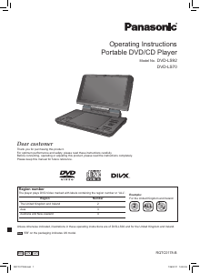 Handleiding Panasonic DVD-LS70GN DVD speler