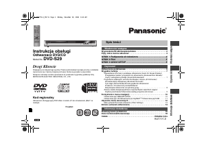 Instrukcja Panasonic DVD-S29E Odtwarzacz DVD