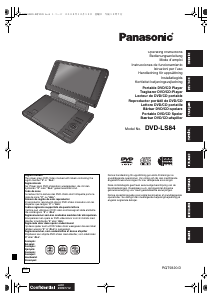 Manual de uso Panasonic DVD-LS84 Reproductor DVD