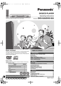 Handleiding Panasonic DVD-S23 DVD speler