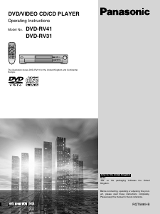 Handleiding Panasonic DVD-RV41EB DVD speler