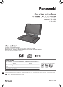 Handleiding Panasonic DVD-LS70EB DVD speler