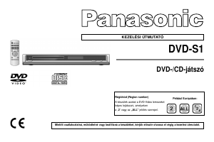 Használati útmutató Panasonic DVD-S1 DVD-lejátszó
