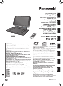 Manual de uso Panasonic DVD-LS92EG Reproductor DVD