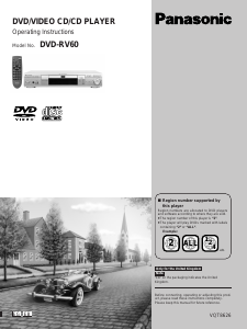 Handleiding Panasonic DVD-RV60 DVD speler