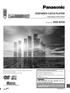 Handleiding Panasonic DVD-RP56 DVD speler