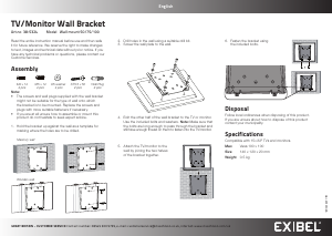 Manual Exibel 38-5324 (50) Wall Mount