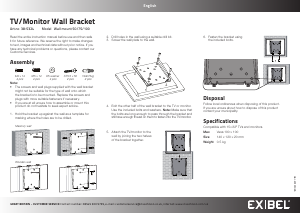 Manual Exibel 38-5324 (75) Wall Mount