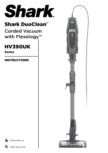 Manual Shark HV390UK Steam Cleaner
