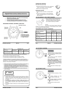 Instrukcja Pulsar PX3045X1 Regular Zegarek