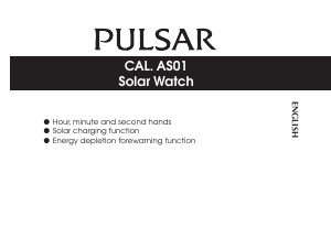 Handleiding Pulsar PY5031X1 Regular Horloge