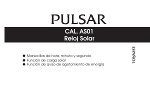 Manual de uso Pulsar PY5039X1 Regular Reloj de pulsera