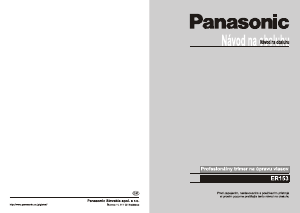 Návod Panasonic ER-153 Strojček na vlasy