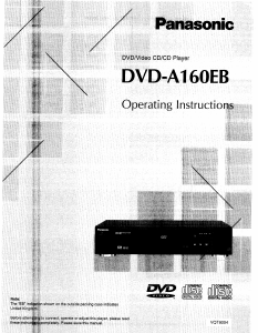 Handleiding Panasonic DVD-A160EB DVD speler