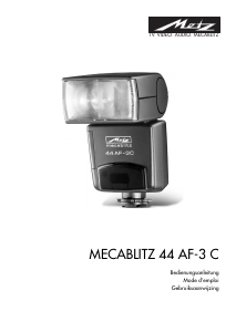 Handleiding Metz Mecablitz 44 AF-3 C Flitser