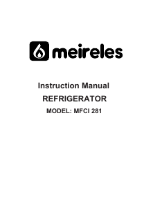 Manual Meireles MFCI 281 Fridge-Freezer