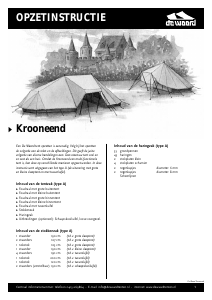 Handleiding De Waard Krooneend Tent