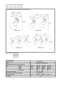 Manual Lucide 17993/01/30 Madee Lampă