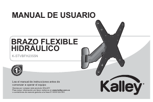 Manual de uso Kalley K-STVBFH2355N Soporte de pared