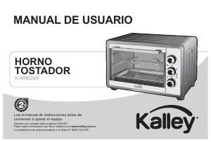 Manual de uso Kalley K-MHE26N Horno