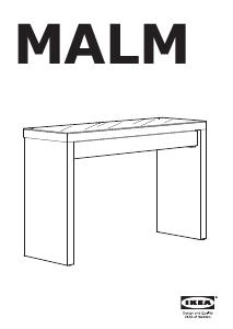 Посібник IKEA MALM Приставний стіл
