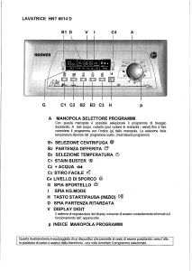 Manuale Hoover HNT 6614D-86S Lavatrice