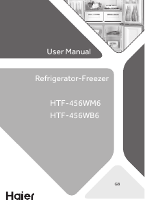 Manual Haier HTF-456WM6 Fridge-Freezer