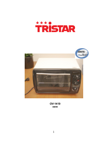 Manual Tristar OV-1419 Oven