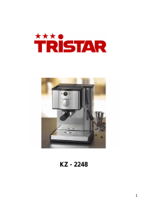 Mode d’emploi Tristar KZ-2248 Cafetière