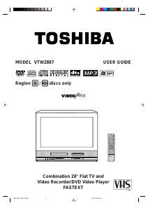 Manual Toshiba VTW2887 Television